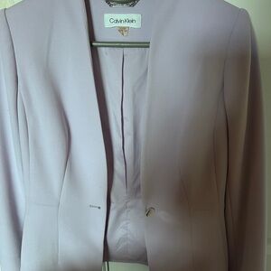 Calvin Klein Women's Soft Purple Blazer